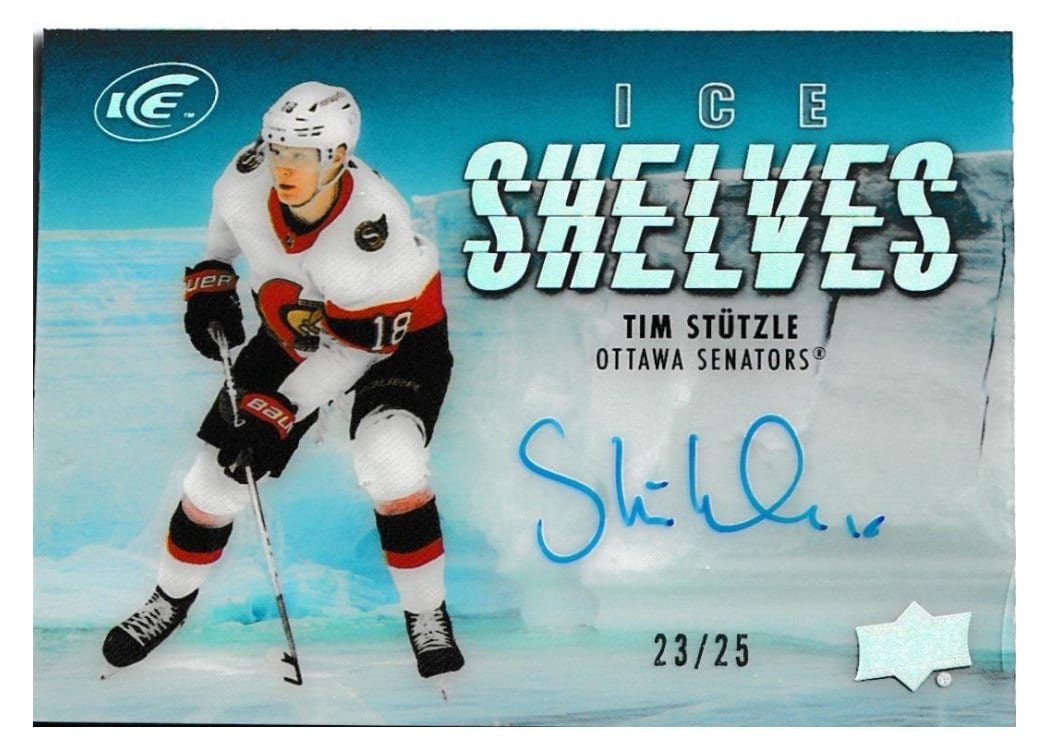 2024-25 Upper Deck Ice Ice Shelves Tim Stutzle #IS-23 card
