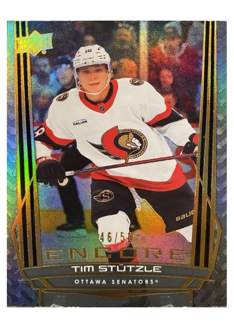 2025-26 Upper Deck Encore Tim Stutzle #E-21 card