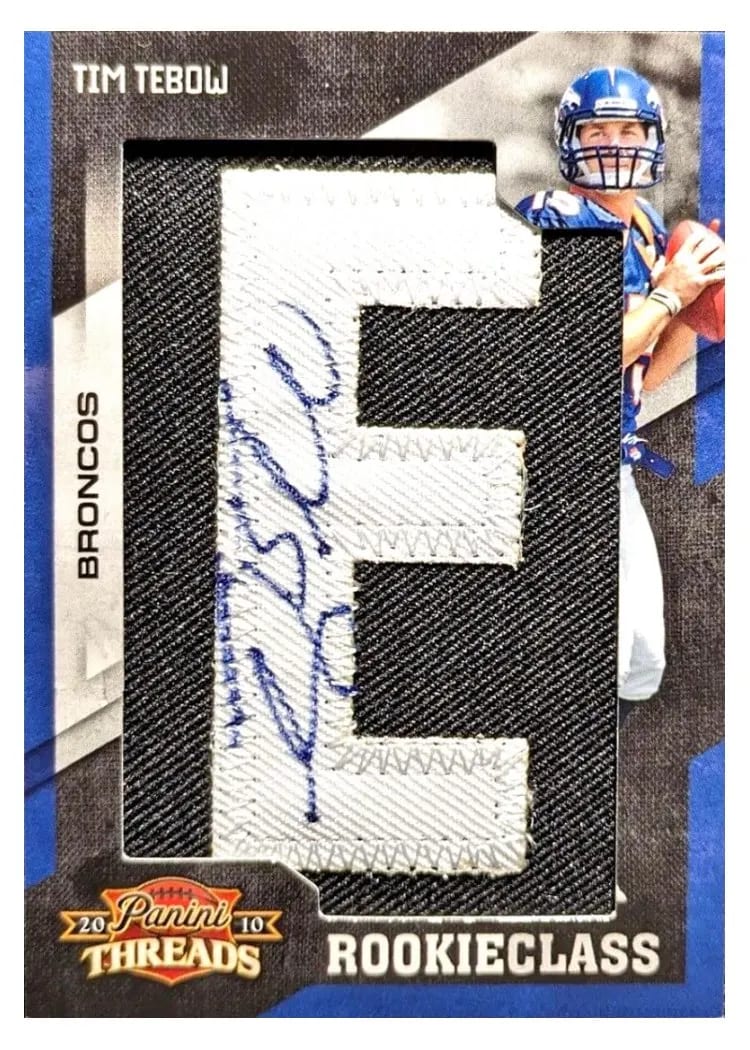 2010 Panini Threads Tim Tebow Autograph #199