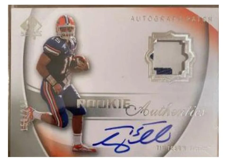 2010 SP Authentic Tim Tebow #108 card