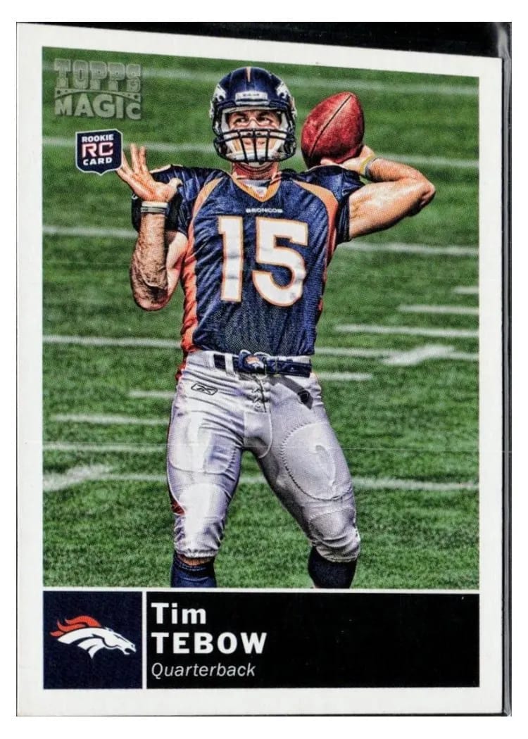 2010 Topps Magic Tim Tebow #25 card