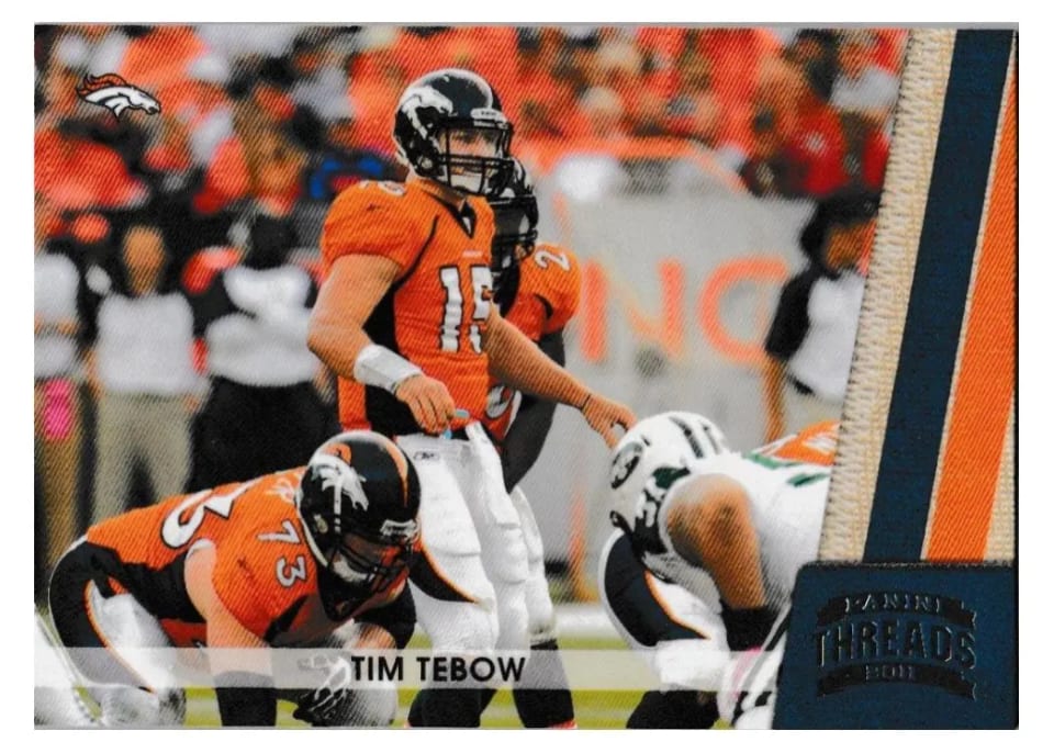 2011 Panini Threads Tim Tebow #47 card
