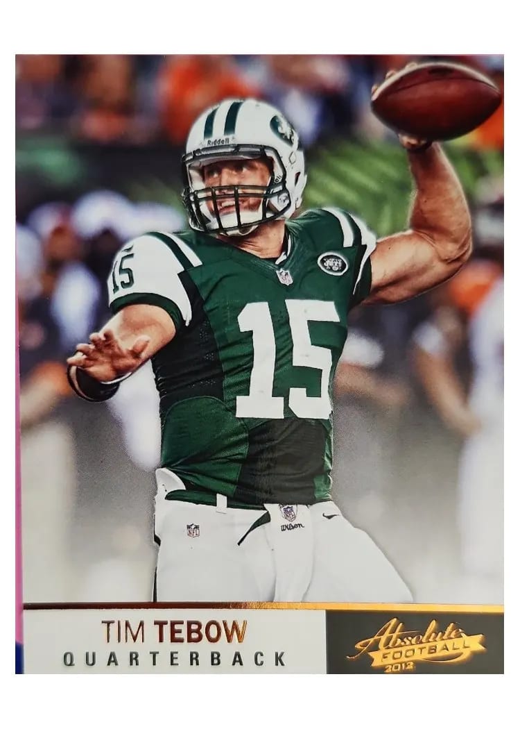 2012 Panini Absolute Tim Tebow #40 card