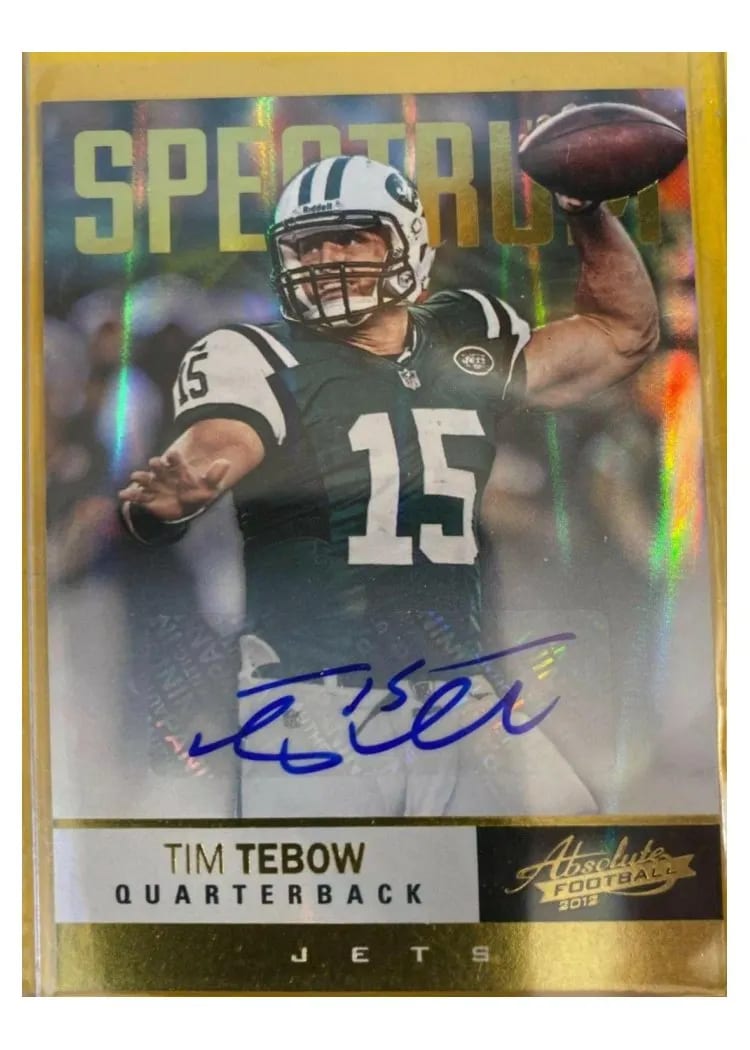 2012 Panini Absolute Tim Tebow #40 card