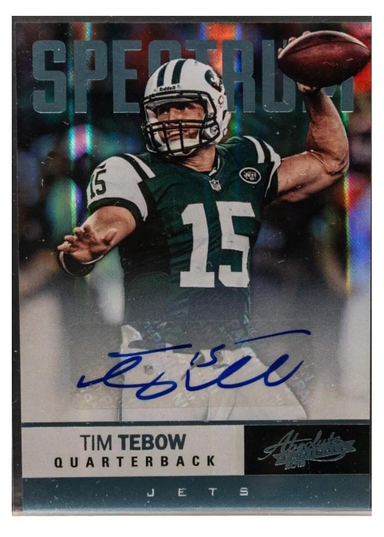 2012 Panini Absolute Tim Tebow #40 card