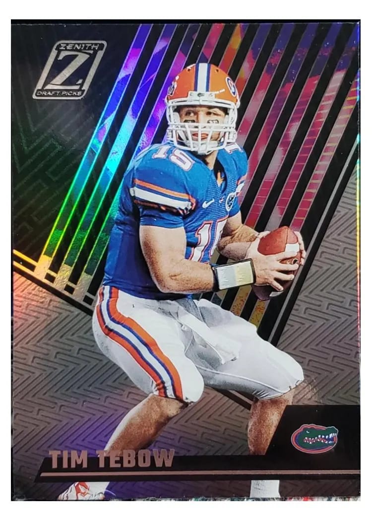 2023 Panini Chronicles Draft Picks Zenith Tim Tebow #14 card