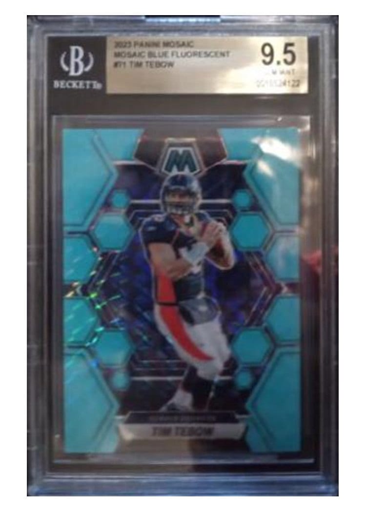2023 Panini Mosaic Base Set Tim Tebow #71 card