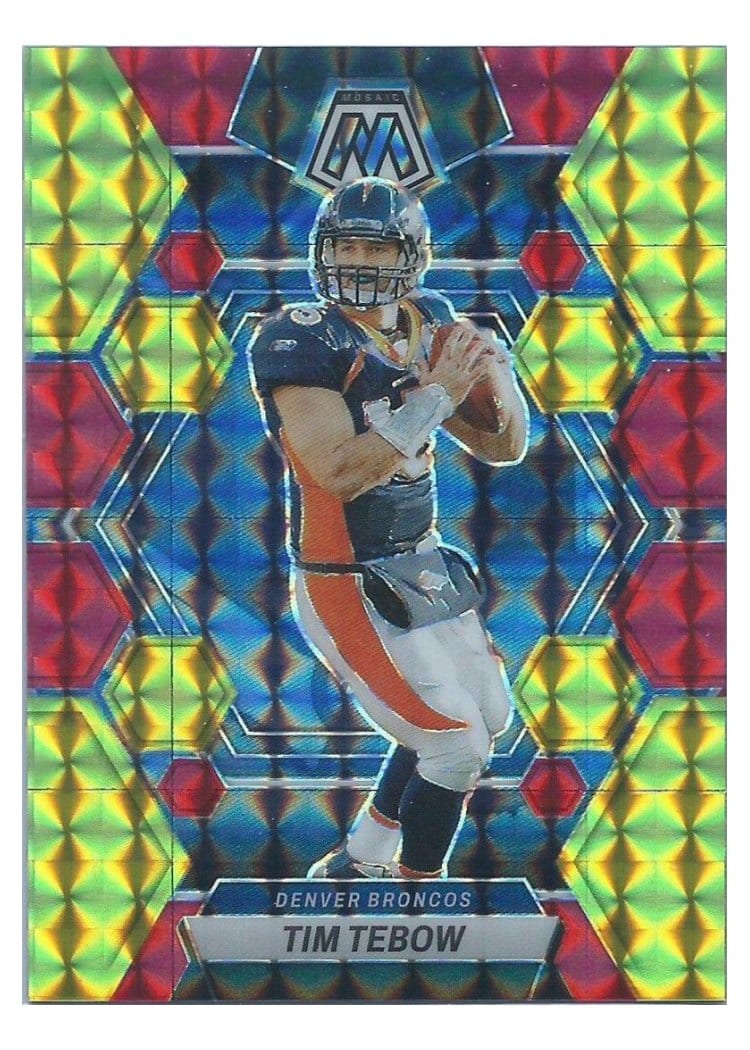 2023 Panini Mosaic Base Set Tim Tebow #71 card