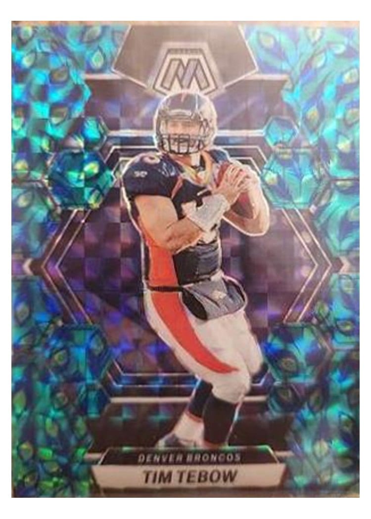 2023 Panini Mosaic Base Set Tim Tebow Choice Peacock #71 card