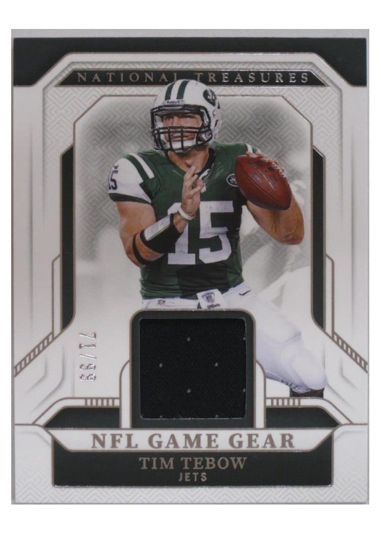 2024 Panini National Treasures NFL Game Gear Tim Tebow #15 card