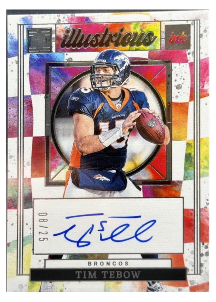 2025 Panini Impeccable Illustrious Ink Tim Tebow #4 card