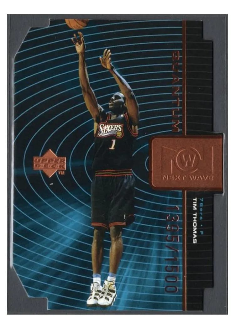 1998 Upper Deck Next Wave Tim Thomas Quantum Bronze #NW4 card