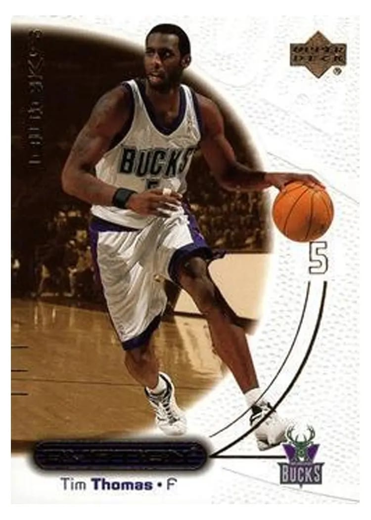 2000 Upper Deck Ovation Tim Thomas #30 card