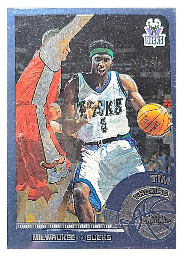 2002 Topps Chrome Tim Thomas #36 card