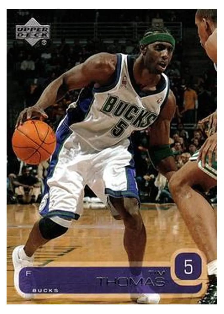 2002 Upper Deck Tim Thomas #86 card