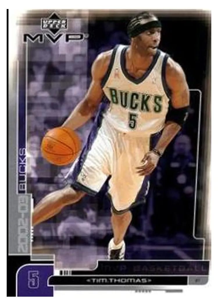 2002 Upper Deck MVP Tim Thomas #101 card