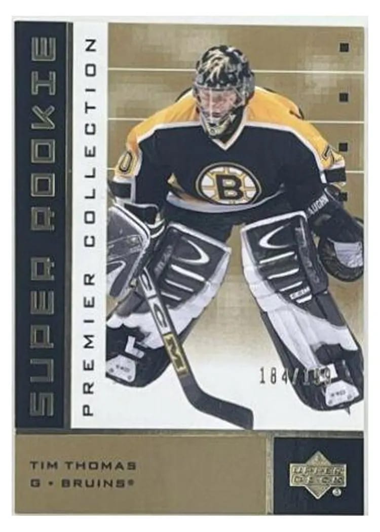 2002 Upper Deck Premier Collection Tim Thomas #45 card