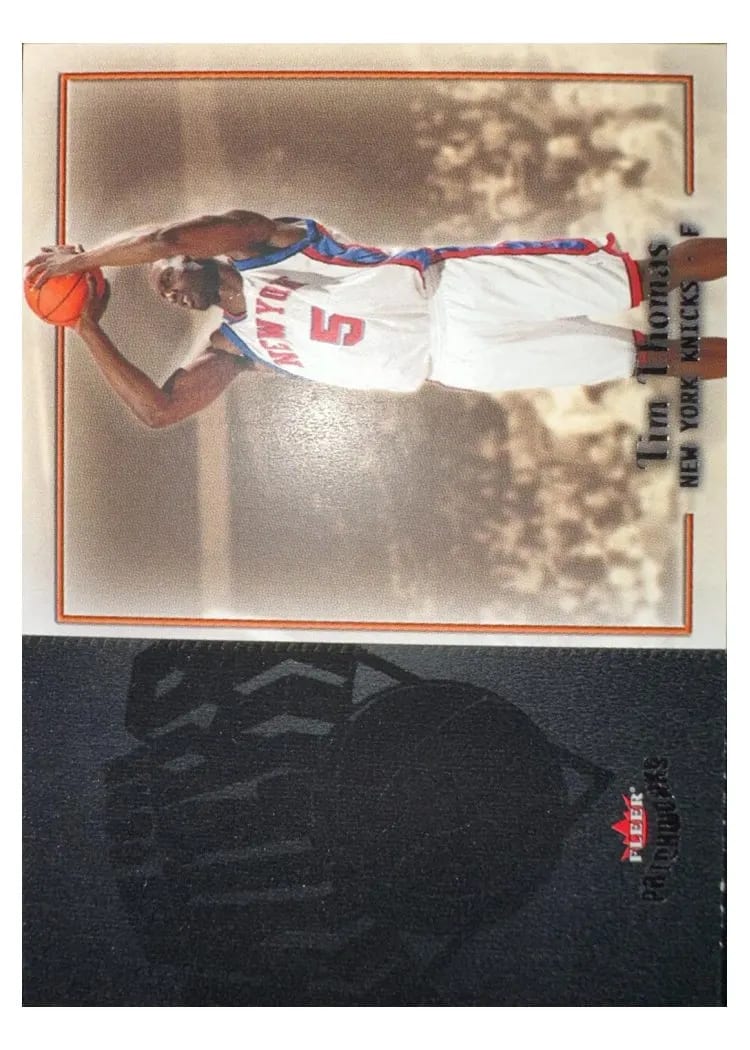 2003 Fleer Patchworks Tim Thomas #45 card