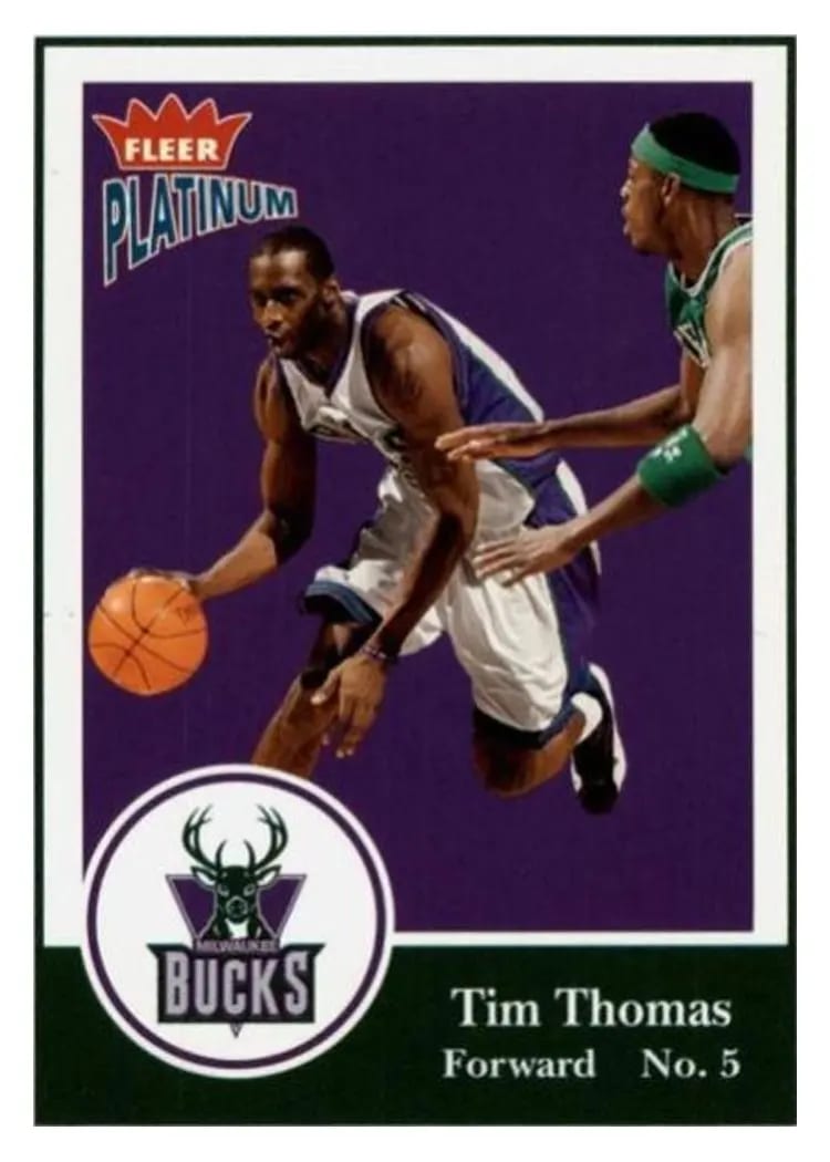 2003 Fleer Platinum Tim Thomas #17 card