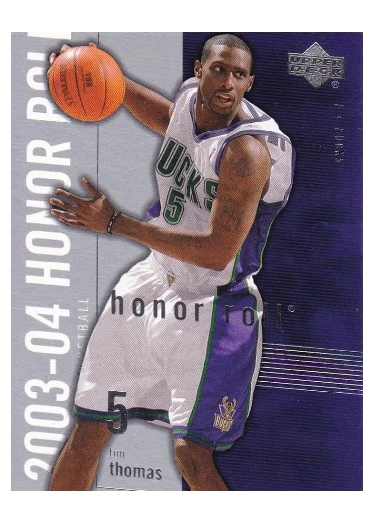 2003 Upper Deck Honor Roll Tim Thomas #47 card