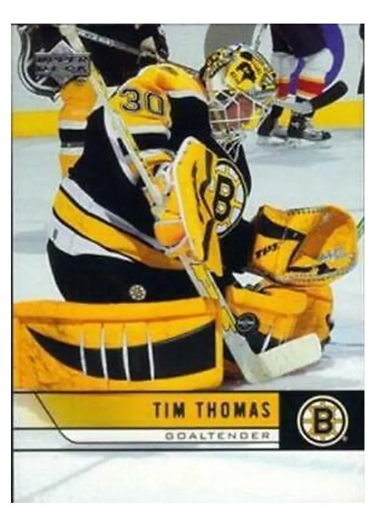 2006 Upper Deck Tim Thomas #17 card