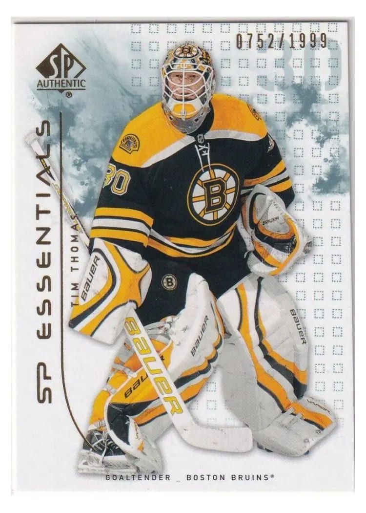 2009 SP Authentic Tim Thomas #156 card
