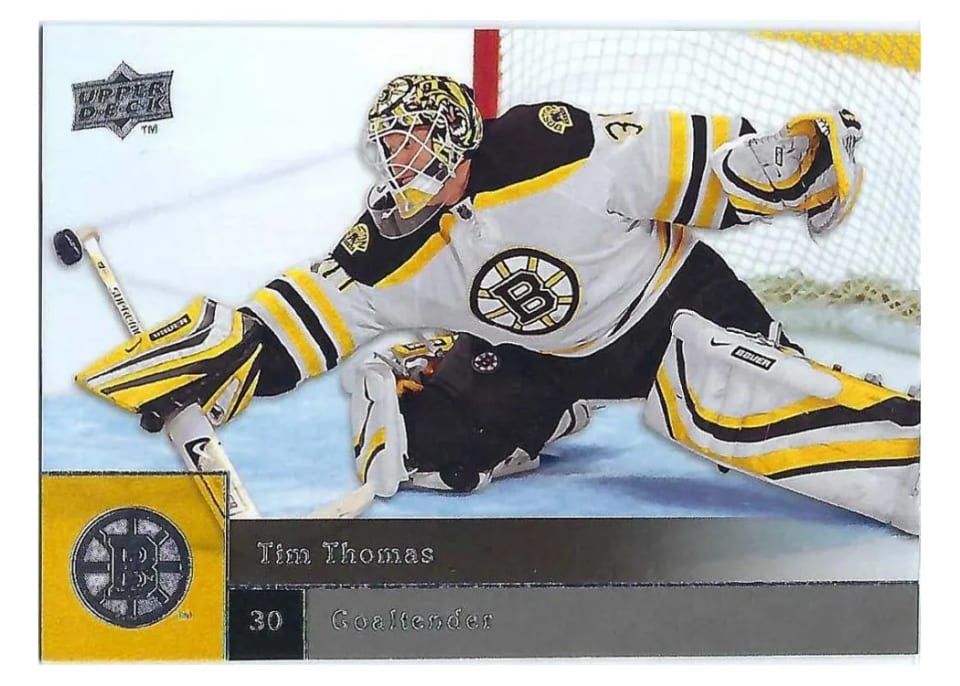 2009 Upper Deck Tim Thomas #5 card