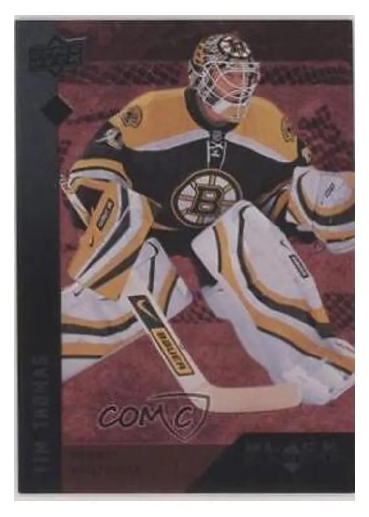 2009 Upper Deck Black Diamond Tim Thomas #31 card