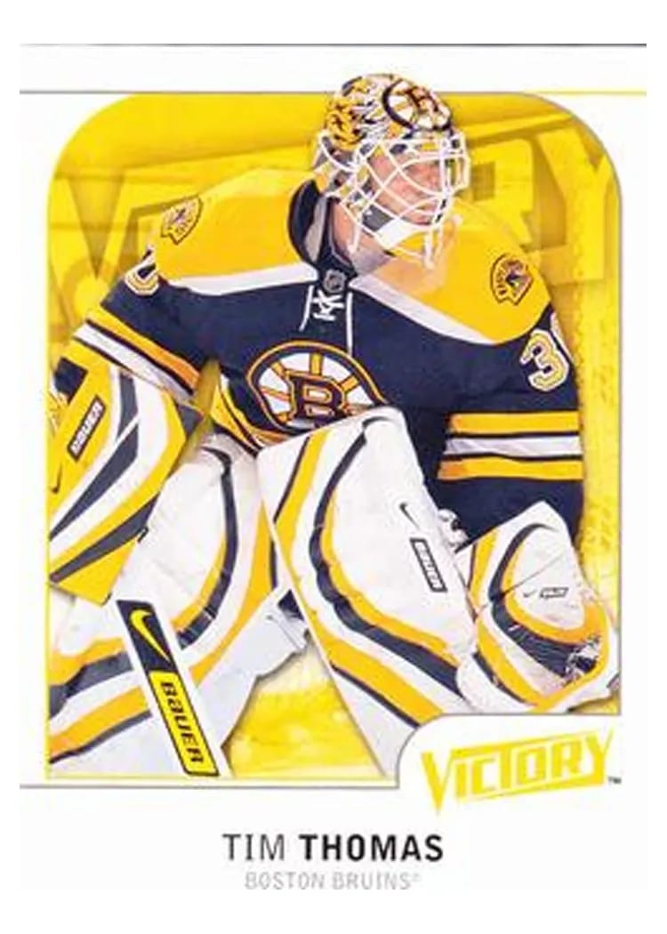 2009 Upper Deck Victory Tim Thomas #18 card