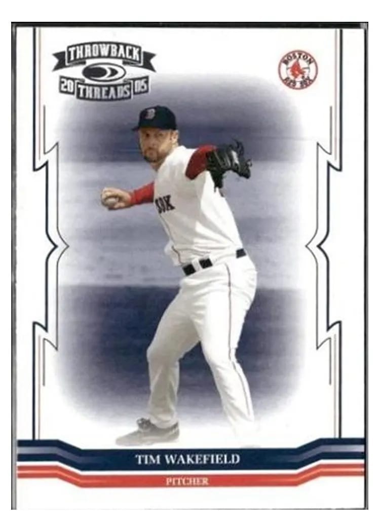 2005 Donruss Throwback Threads Tim Wakefield #191 card