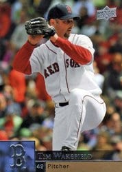 2009 Upper Deck Base Set Tim Wakefield #56 card