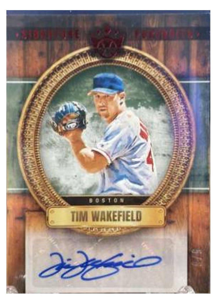 2022 Panini Diamond Kings Signature Portraits Tim Wakefield #SP-TW card