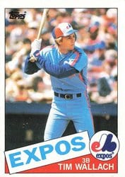 1985 Topps Base Set Tim Wallach #473 card