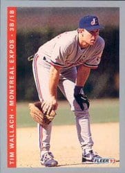 1993 Fleer Base Set Tim Wallach #82 card