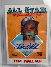 2025 Topps Shoebox Treasures Base Autographs Tim Wallach #15A card