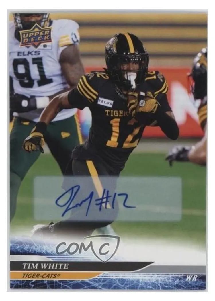 2025 Upper Deck CFL Tim White #8 card