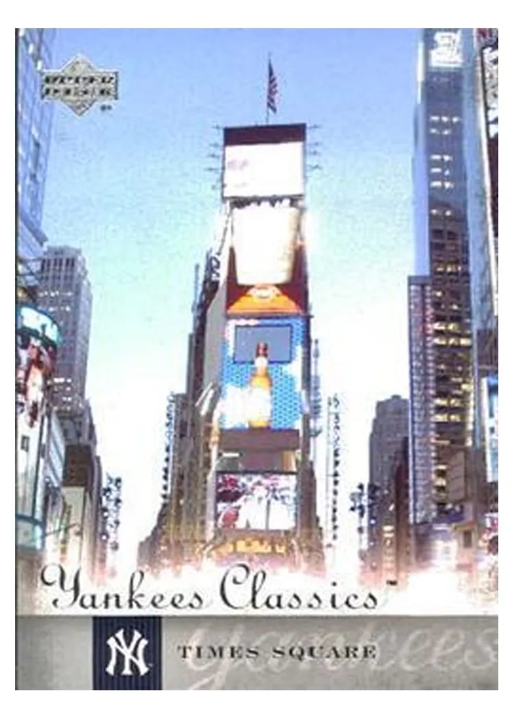 2004 Upper Deck Yankees Classics Times Square #87 card