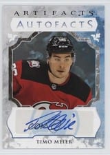 2023-24 Upper Deck Artifacts Autograph Facts Timo Meier #AF-TM card