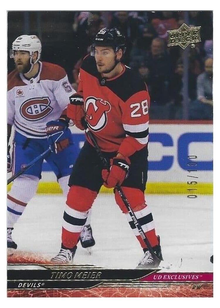 2024-25 Upper Deck Base Set Timo Meier #113 card
