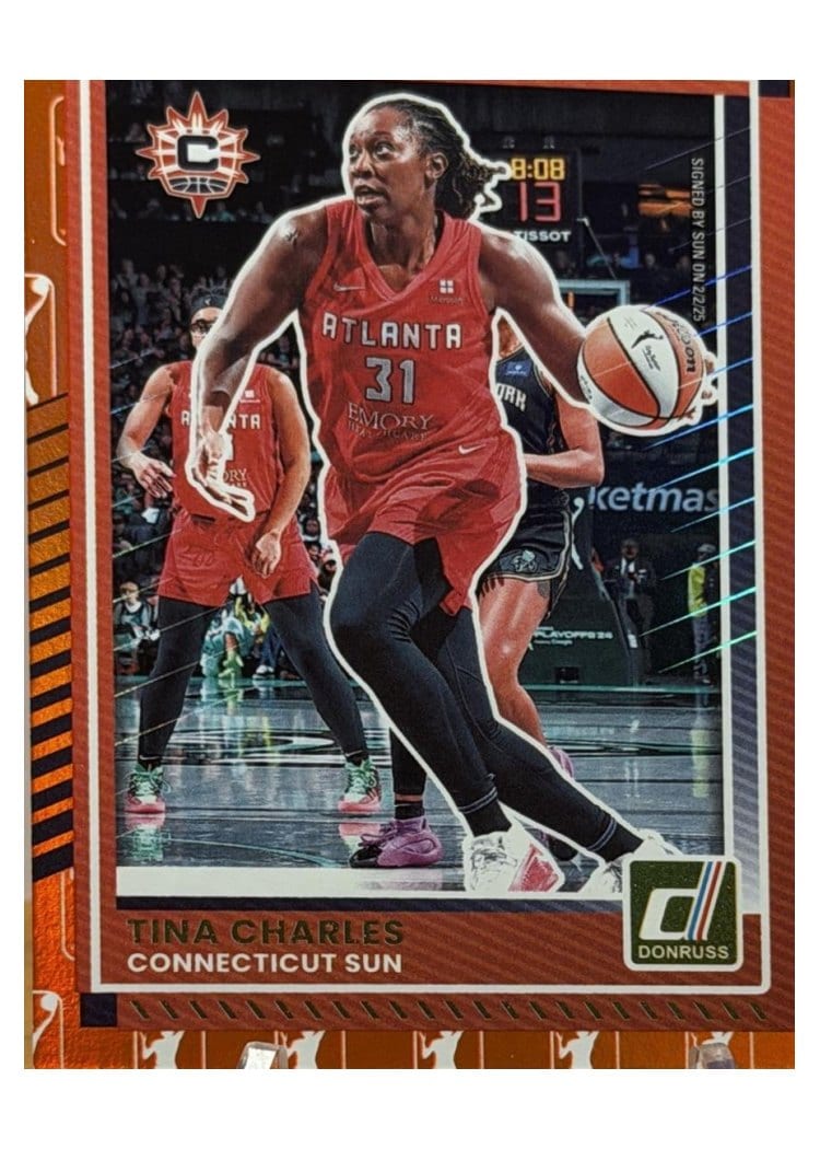 2025-26 Donruss WNBA Base Set Tina Charles Holo WNBA Logo #52 card