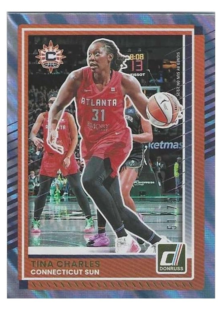 2025-26 Donruss WNBA Base Set Tina Charles #52 card