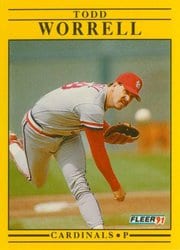 1991 Fleer Base Set Tino Martinez #653 card