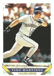 1993 Topps Base Set Tino Martinez #232 card