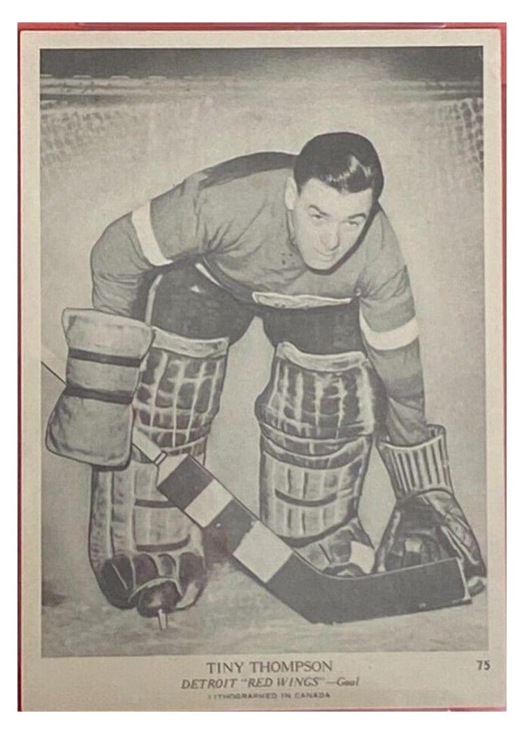 1939 O-Pee-Chee V301-1 Tiny Thompson #75 card