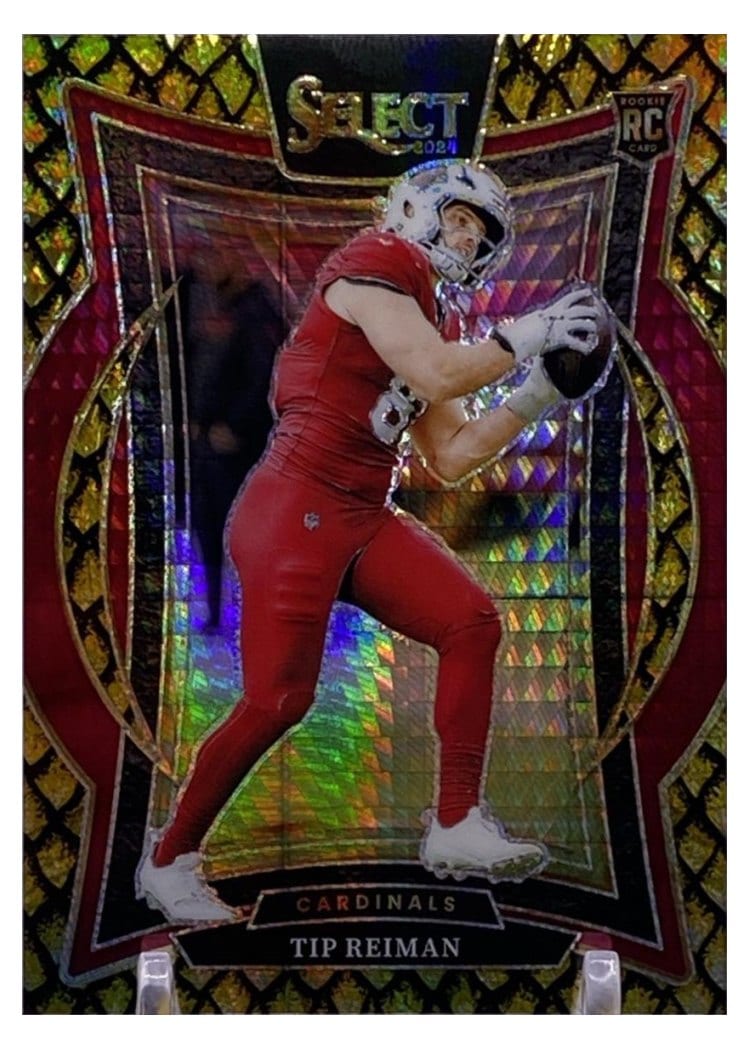 2024 Panini Select Base Set Tip Reiman Gold Dragon Scale Prizm #50 card