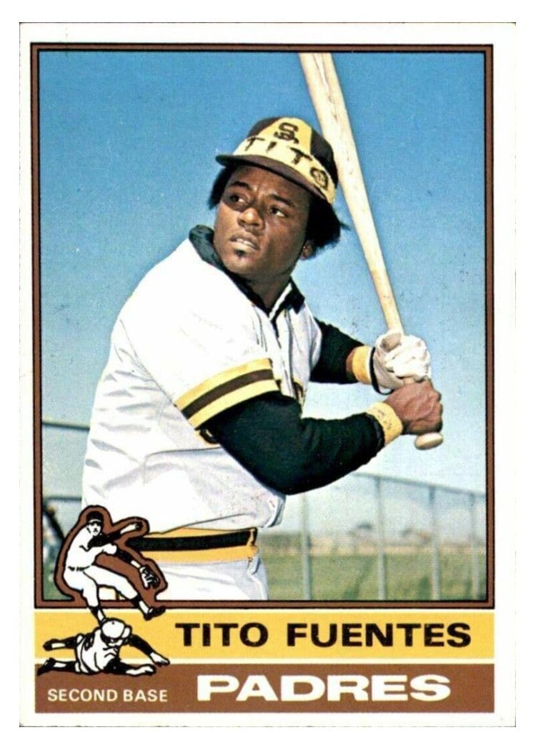 1976 Topps Tito Fuentes #8 card