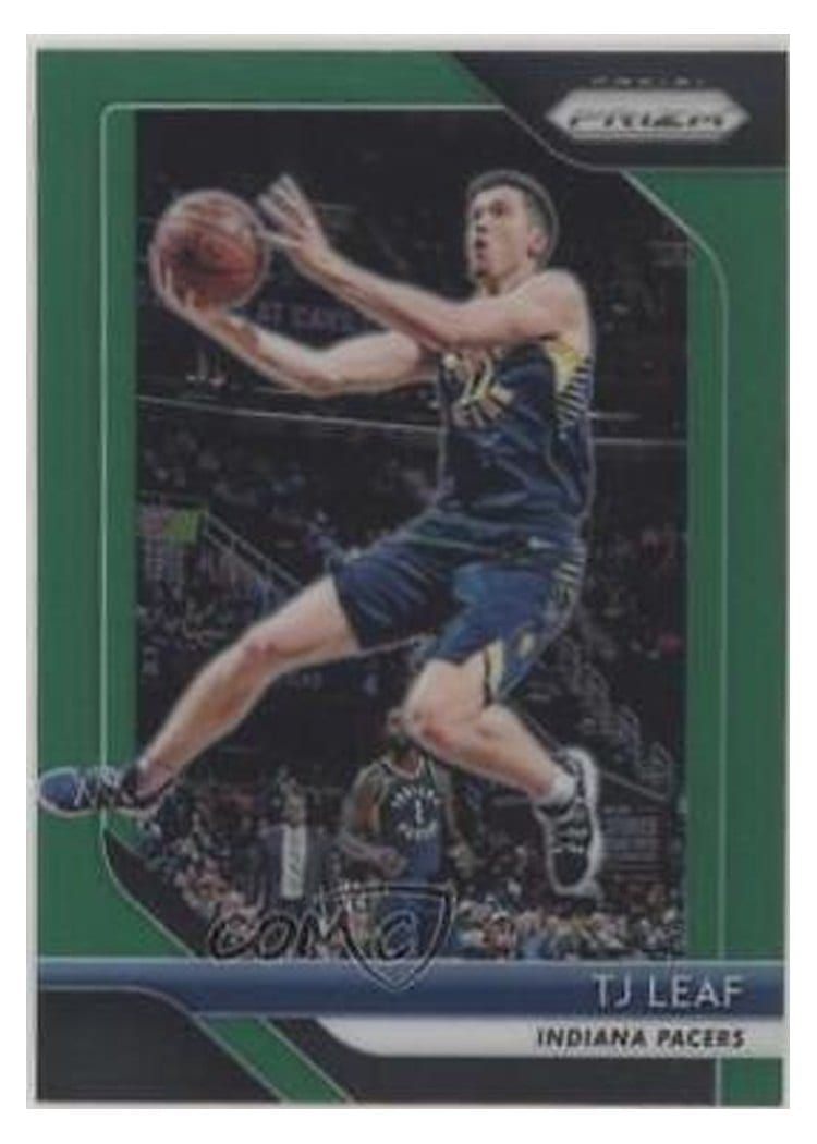 2018-19 Panini Prizm Base Set TJ Leaf #124 card