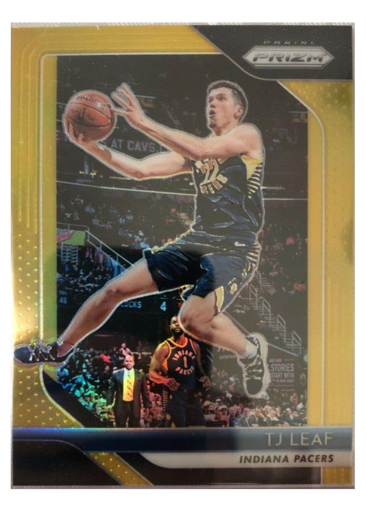 2018-19 Panini Prizm Base Set TJ Leaf Gold Prizm #124
