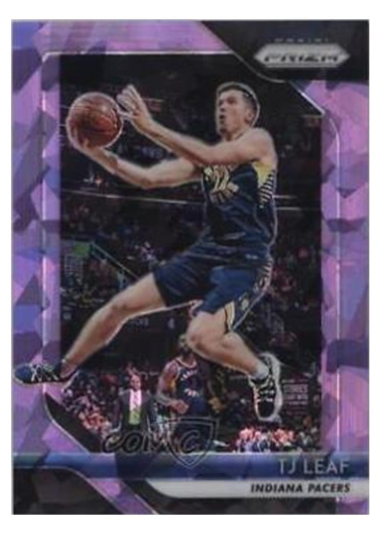 2018-19 Panini Prizm Base Set TJ Leaf Purple Ice Prizm #124