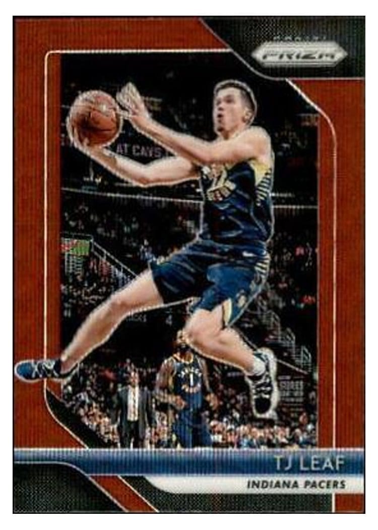 2018-19 Panini Prizm Base Set TJ Leaf #124 card
